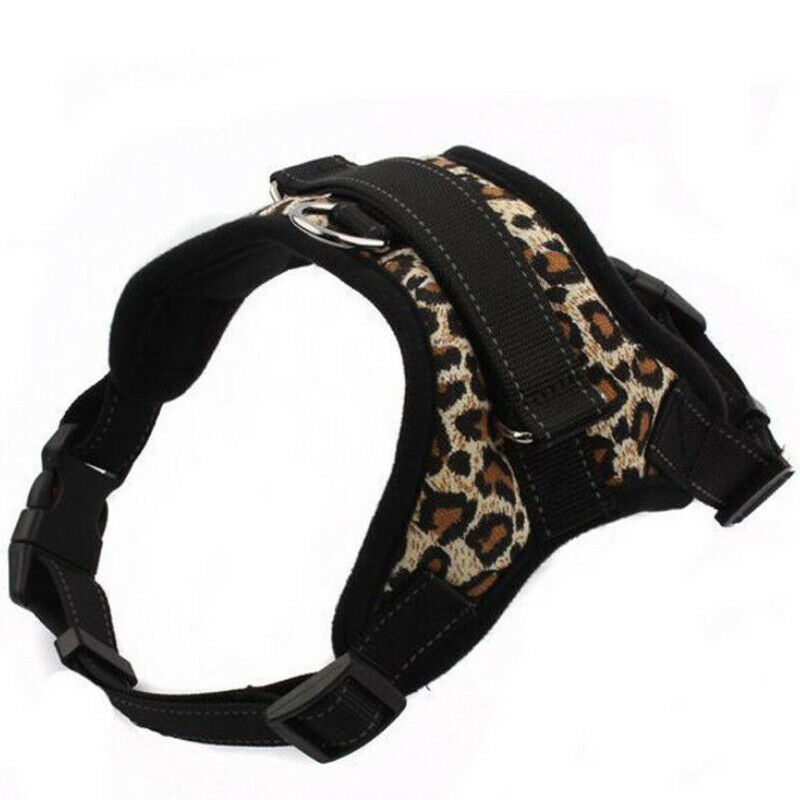 Modieuze Duurzaam Geen-pull Nylon Hond Harnas Outdoor Adventure Huisdier Vest Gewatteerde Handvat Verstelbare Borst Strip