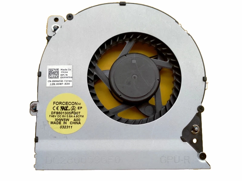 Refroidisseur de cpu pour DELL Alienware M18X R2, ventilateur de refroidissement, FA5V 0PODG8 0RTRCG FA5U FA5W, original