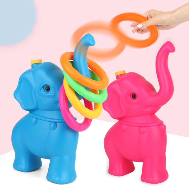 Kinderen Outdoor Sport Olifant Gooien Beentje Set Ouder-kind Interactieve Spelletjes Fun Ring Toss Speelgoed Kids