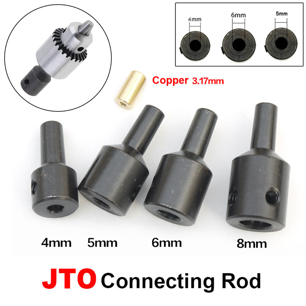 B12 B10 JTO Bohrfutter Pleuel Hülse Motor Welle Adapter Stahl Welle Kupplung Stecker 4mm/6mm/8mm/10mm/12mm/14mm