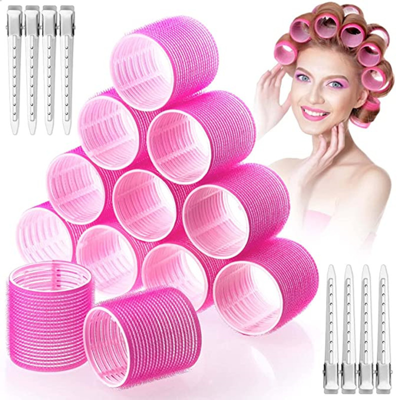 Lockenwickler, schadet dem Haar nicht, magischer Lockenwickler, natürliches Lockenwickler, keine Hitze, Haarpony, Volumen, selbstklebend, mit Klettverschluss, DIY-Styling-Werkzeuge