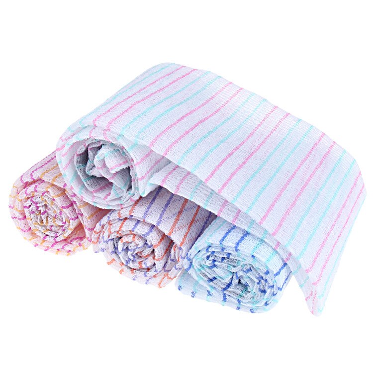 Toalla de baño coreana, Toalla de baño exfoliante, larga, limpia, viscosa, Toalla de baño