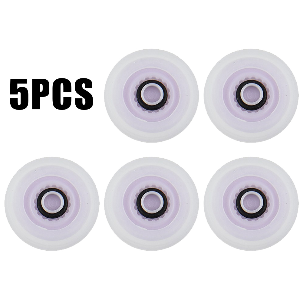 Reductor de flujo de ducha, limitador de ahorro de agua, 6, 8 L/Min, mangueras, regulador de limitador, aireador de cabezal de ducha, baños, accesorios, 4 unidades por juego: Blanco