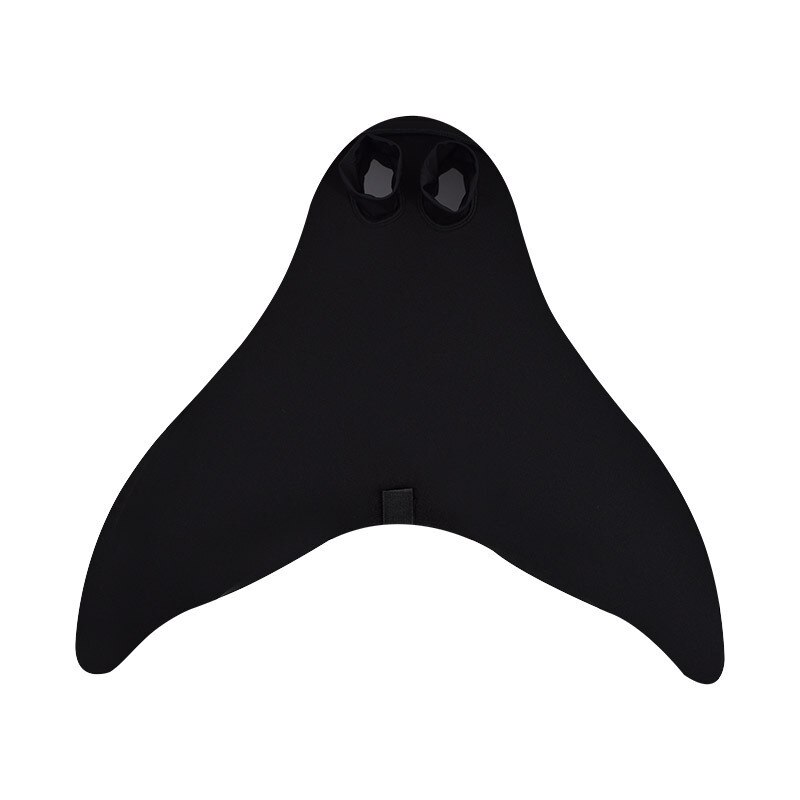 Pinne da sirena per bambini Aldult pinne da nuoto pinne in silicone coda di balena attrezzatura da nuoto per bambini sport acquatici pinne da immersione: nero / aldult