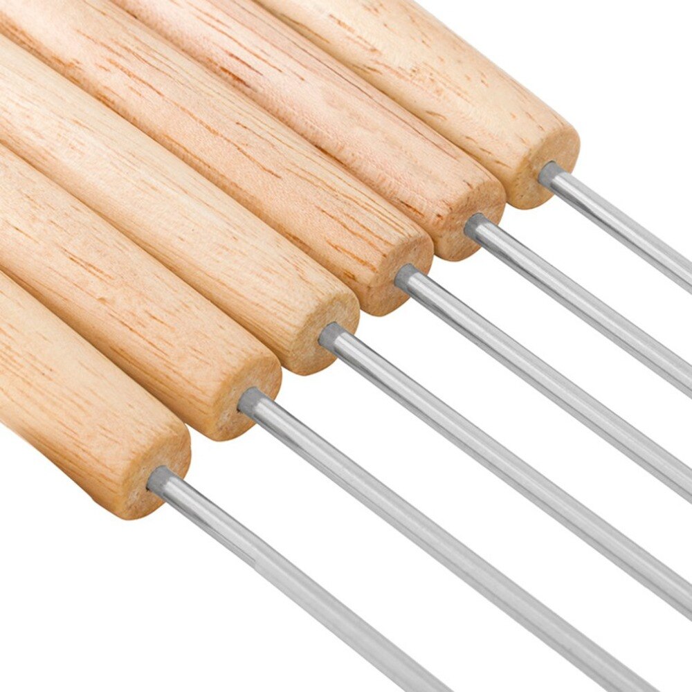 6 PCS Rvs Chocolade Vork Pot Vorken Kaas Fruit Dessert Vork Fondue Melting Spies Keuken Gereedschap