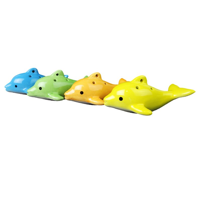 Ocarina 6 Hole Musical Instrument Dolphin Ocarina Ornaments Children Musical Instrument