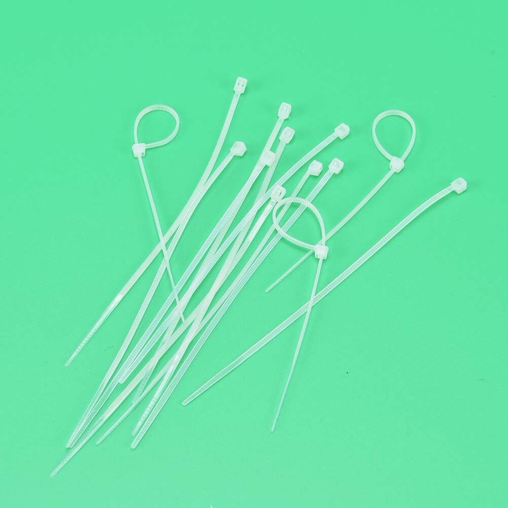 600 stuks/partij vaste kunststof band zelfborgende nylon kabelbinder band band voor draden 3*120mm