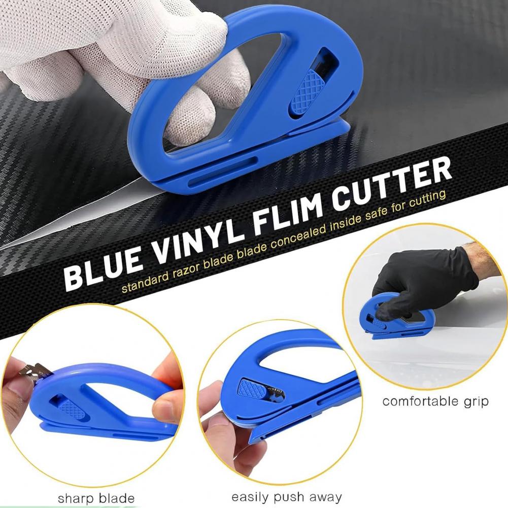 Coupe-papier d'emballage Snitty, coupe-Film vinyle de sécurité, outil de coupe en Fiber de carbone, coupe-enveloppe, outils de teinte pour fenêtre de voiture, 1/2 pièces