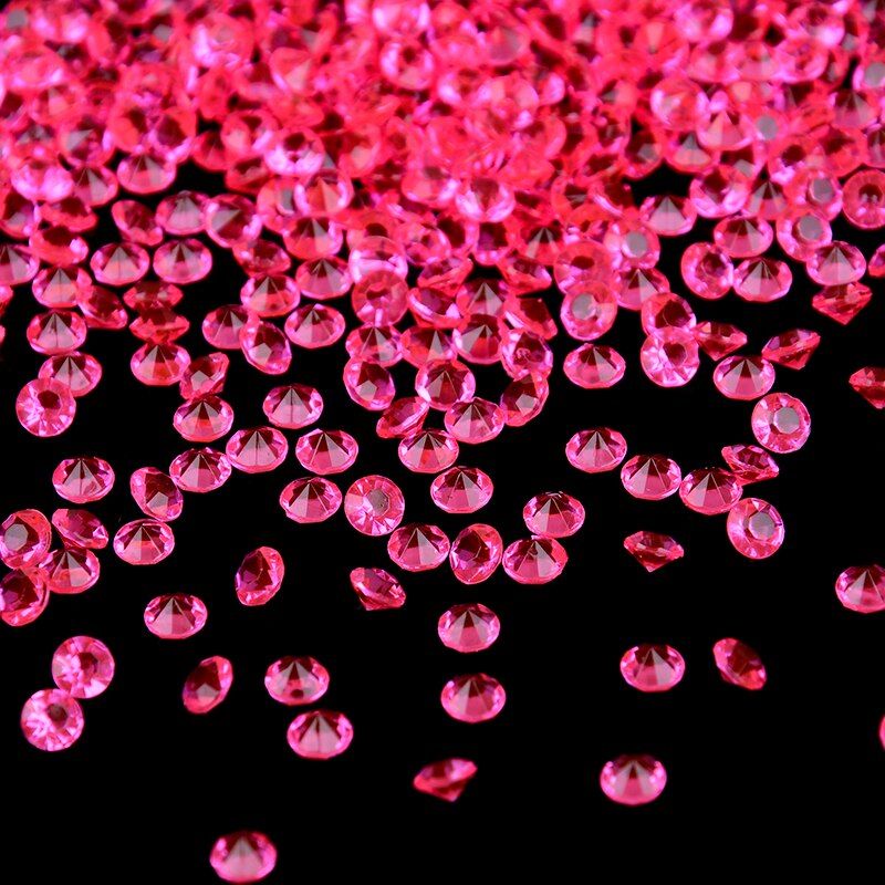 1000 Stks/zak Acryl Crystal Rhinestone Bruiloft Decoratie Diamanten Decoratieve Diy Sieraden Accessoires