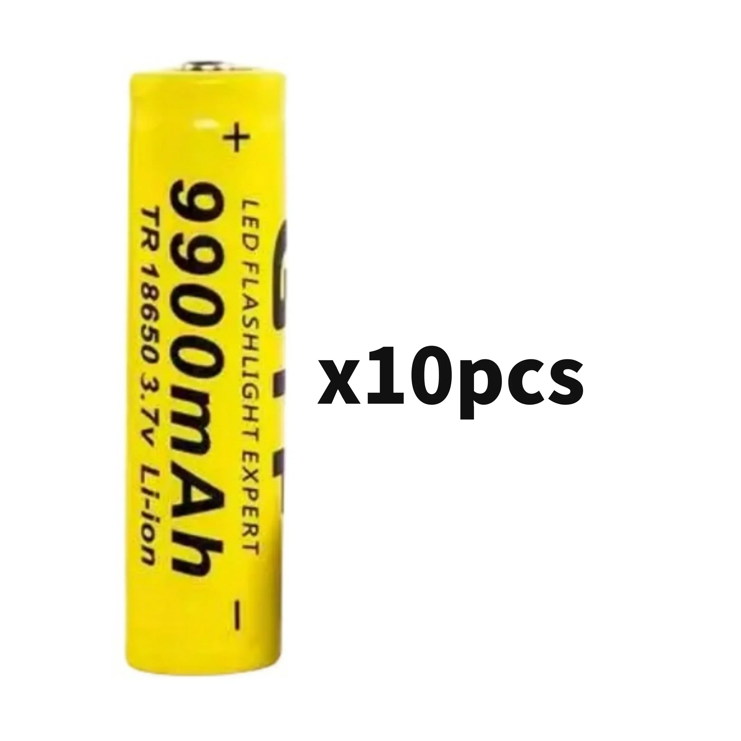 2025 nueva batería 18650 más vendida 3,7 V 9900 mAh batería recargable de iones de litio, adecuada para baterías de linterna LED: Azul cielo