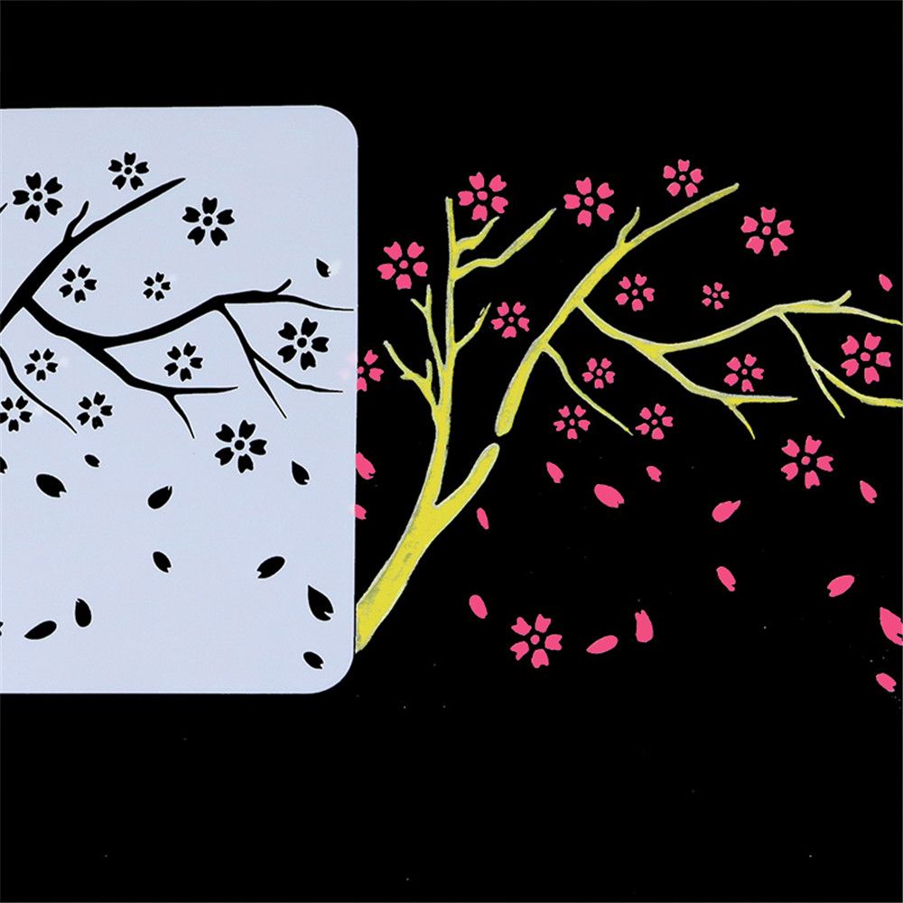 3pcs Cutout Stencils for Scrapbooking DIY Stamping Card Wall Painting Drawing Template Stencil Cake Spray Mold Art Craft