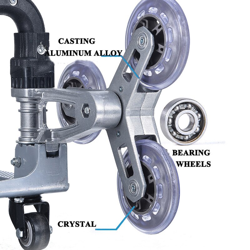 Aluminum Alloy Climbing Trolley Main Wheels And Auxiliary Wheels