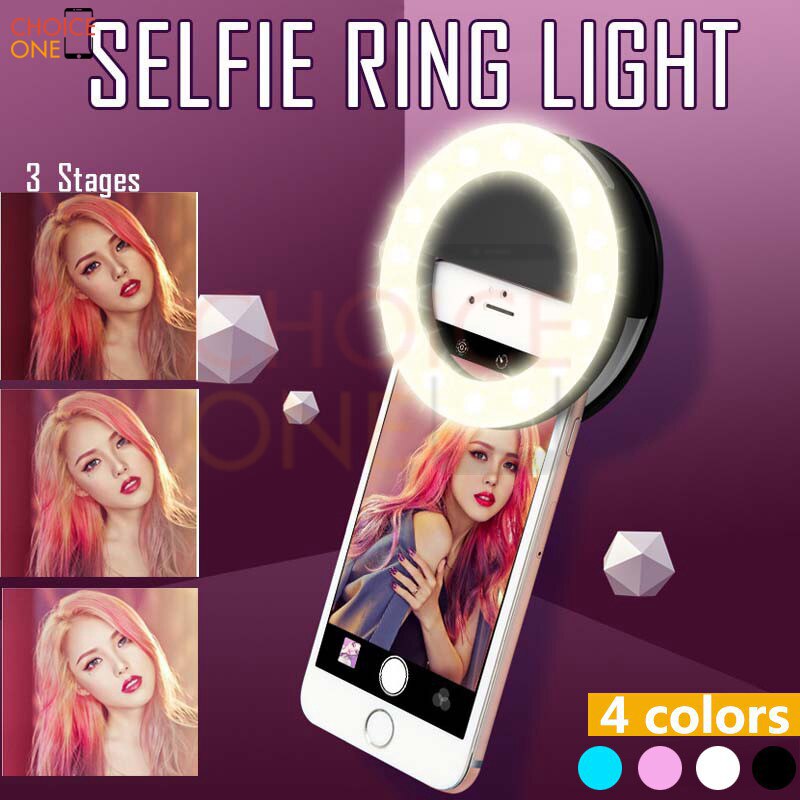 Ricaricabile Selfie Anello di Luce RK12 Luce Per computer portatile del telefono Selfie Selfie Lampada Usb carica Selfie Luci