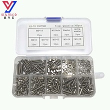 Swpeet 183-Piece Auto U-Clip & Screw Assortment Kit - Zinc Plated Car