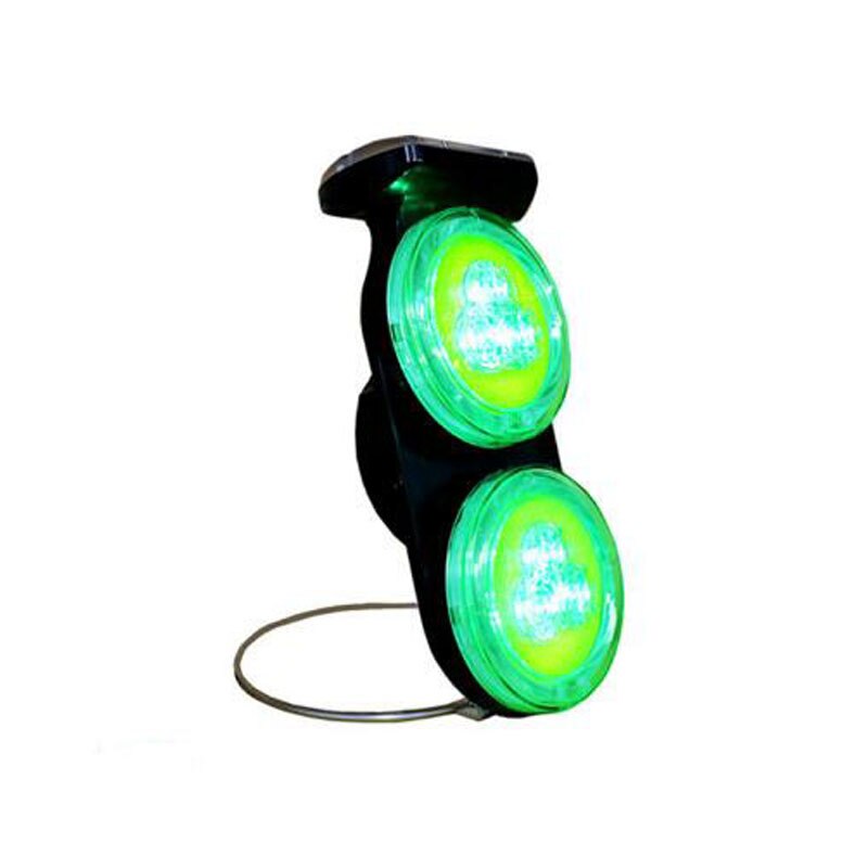 10pcs Yellow LED Solar Warning Cone Light, Strong Flashing or Sychronous Light