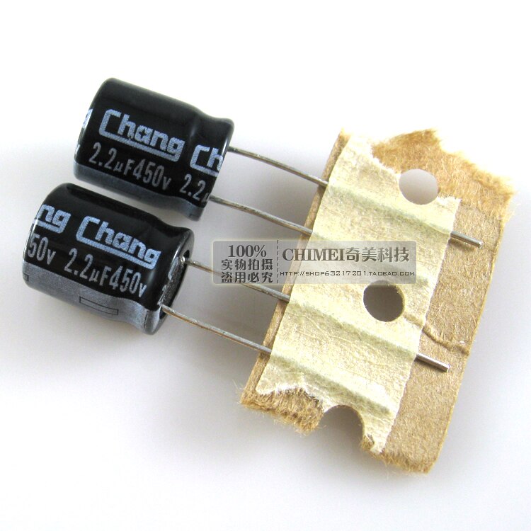 Electrolytic capacitor 450V 2.2UF capacitor