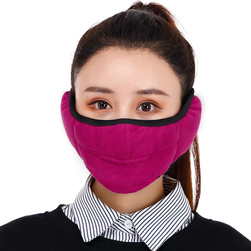 PVP Vlies Fahrrad Hälfte Warme Halbe Gesicht Maske Winter Sport Zubehör Winddicht Fahrrad Fahrrad Radfahren Snowboard Ich bin Freien Masken: Purpurrot