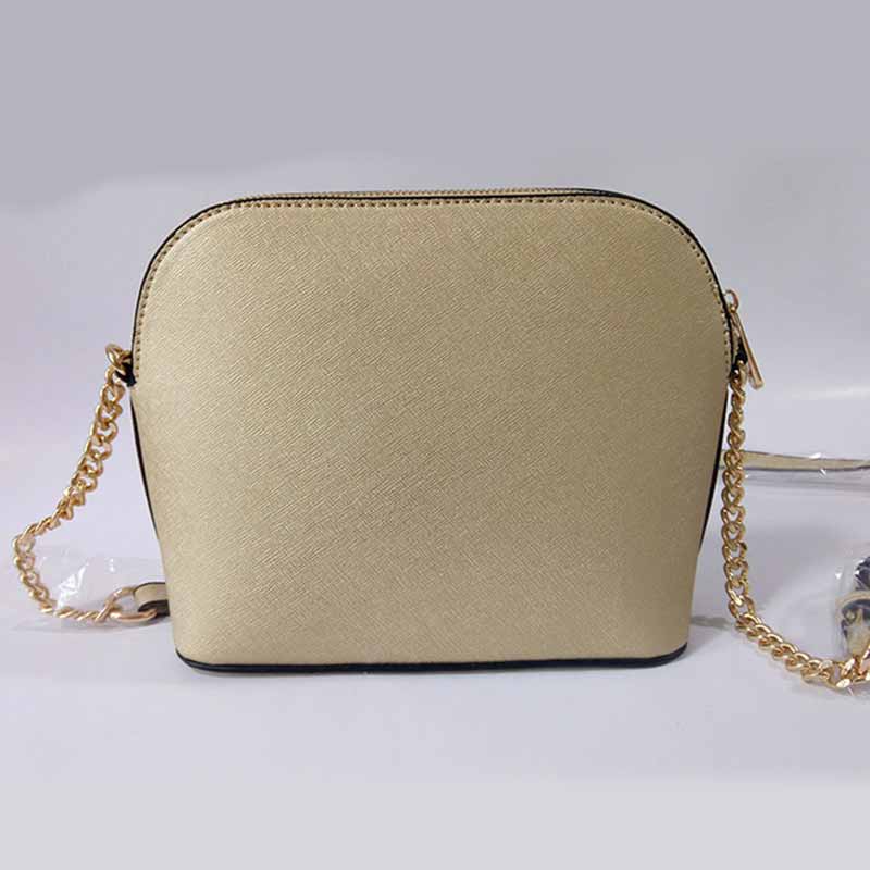neue Süße Dame Hülse tasche trompete muschel tasche Bote tasche kette frauen schulter tasche: Gold