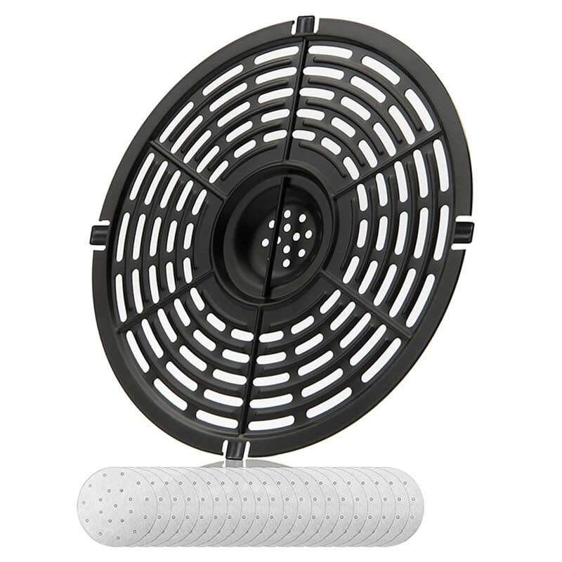 Air Fryer Replacement Grill Pan for Power Gowise 5QT Air Fryers, Air Fryer Accessories, Non-Stick Air Fryer Pan