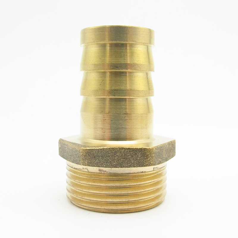 25mm Hose Barb x 3/4" BSP Male Thread Brass Barbed Pipe Fitting Nipple Coupler Connector Adapter For Fuel Gas Water