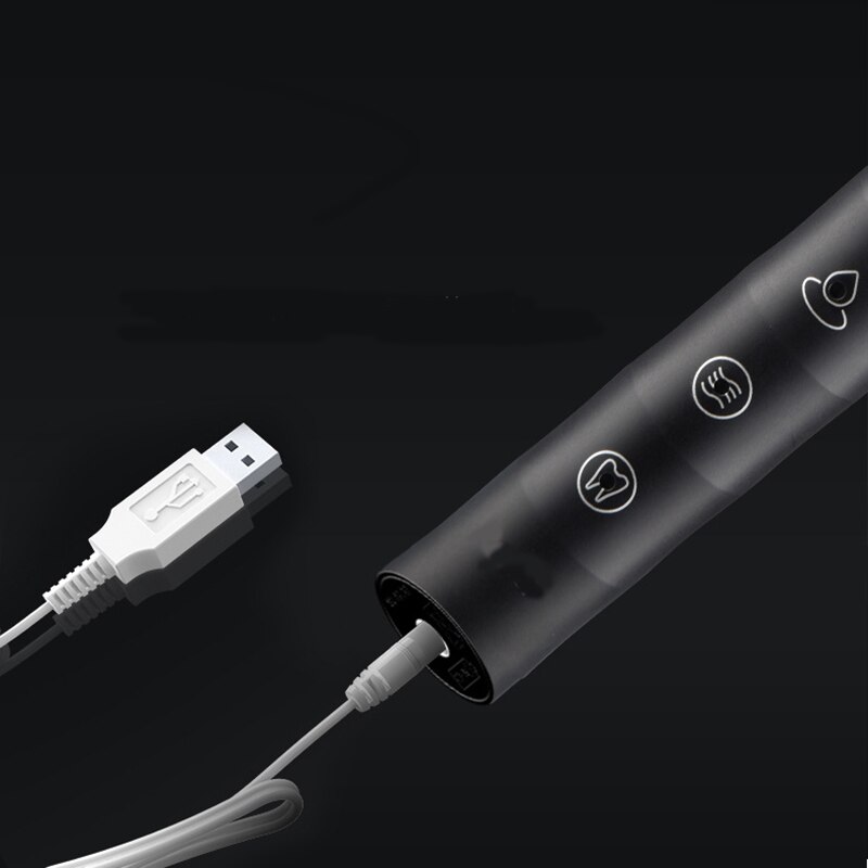 Elektrische Wasserdicht Zahnbürste Austauschbare Zahnbürste Kopf Zähne Tief Reinigung Zähne Pinsel Gesunde Mundpflege Für Erwachsene