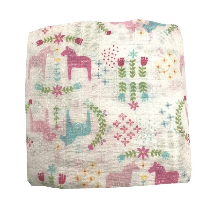 Bamboo Baby Receving Blankets Dinosaur Unicorn Patterns Newborn SummerS waddle Bamboo Infant Both Towel Baby Warp