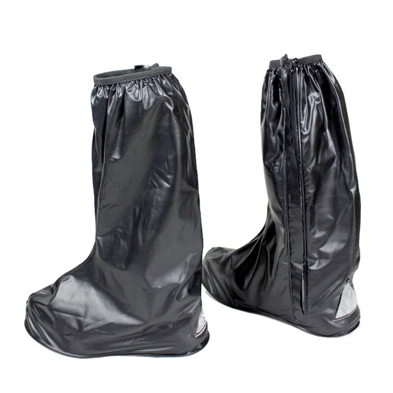 Black Motorcycle rain boot rits Reflecterende Waarschuwing 100% Waterdichte Regen laarzen schoenen boot Cover