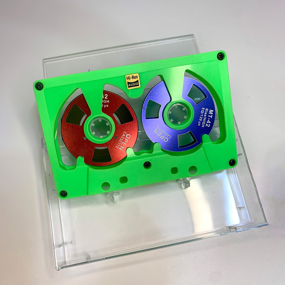 Retro Blank Audio Tape Type Handmade Audio Cassette Reel to Reel Cassette 50 Min Double-Sided Metal Reel for Walkman Recording