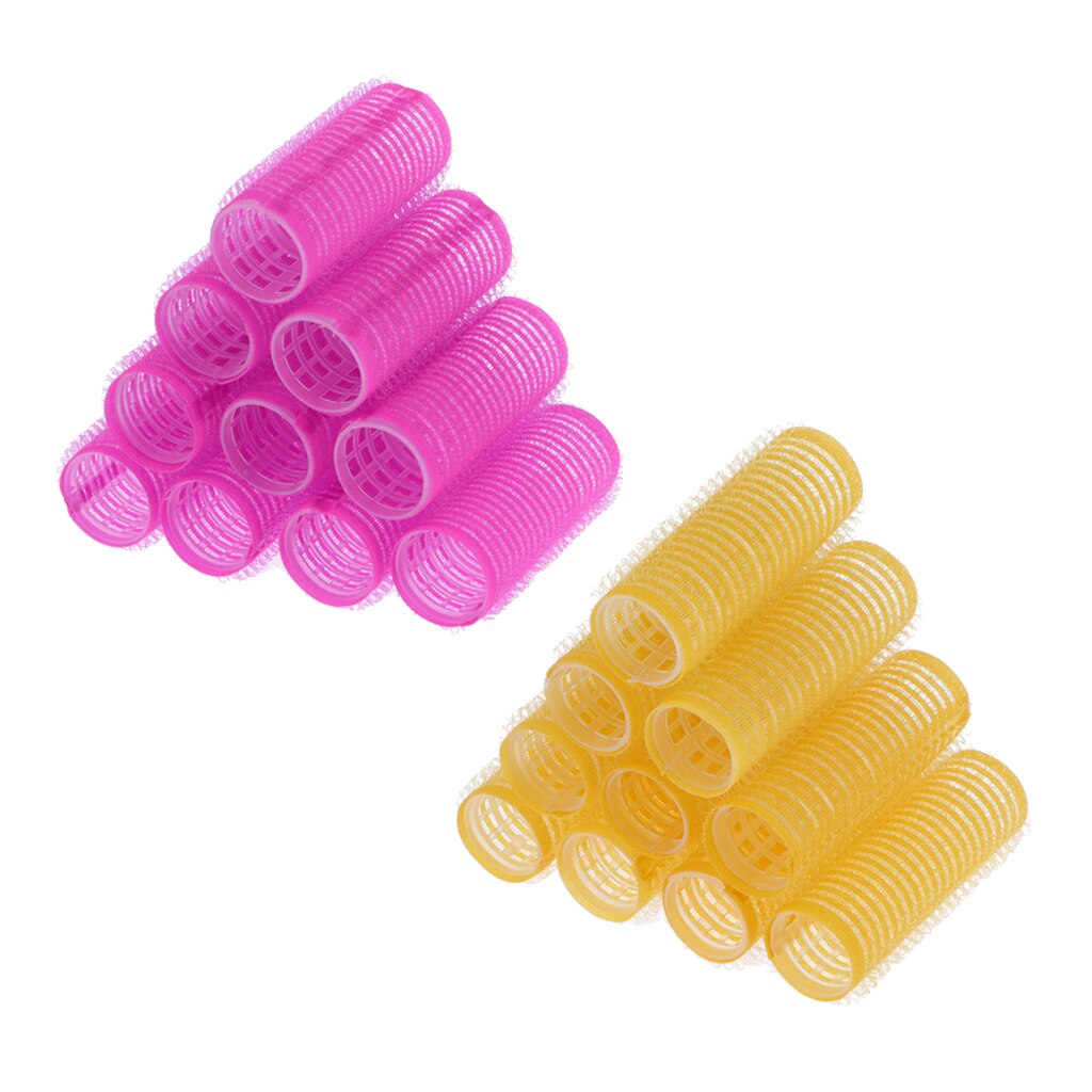 20 Pieces Plastic Hair Curlers Hair Curlers Pony Roller Hairdresser