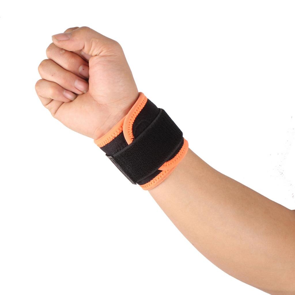 Wrist Compression Strap and Suppor Carpal Tunnel Bandage Gym Sports Strap One Size Adjustable