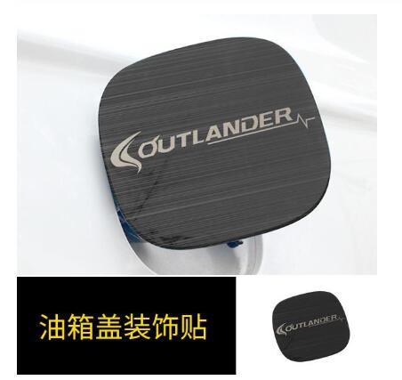 Voor Mitsubishi Outlander Hoge Roestvrijstalen Interieur Pailletten, Dashboard Trim: YELLOW