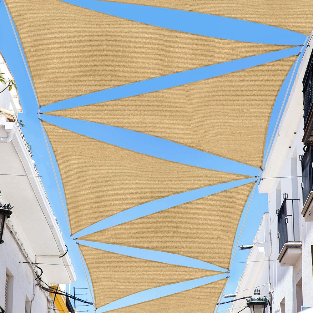 Triangular Shade Garden Patio Waterproof Sun Shelter Shade Swimming Pool Canopy For Outdoor Camping Picnic Tent