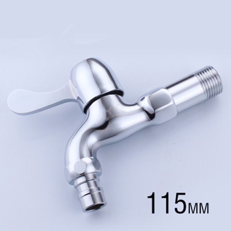 Brass Washing Machine Faucet Wall Mounted Single Brass Handle Washer Tap Bibcocks Fast On Faucet