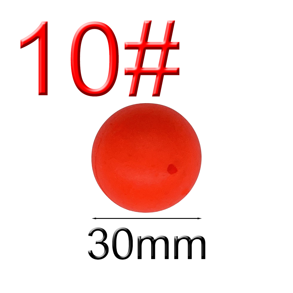 1 # -10 # EPS Float Ball Foam Ball Opvallende bonen Gemodificeerde Float Ball Float Sferische boei Vistuig Heldere kleuren: Black