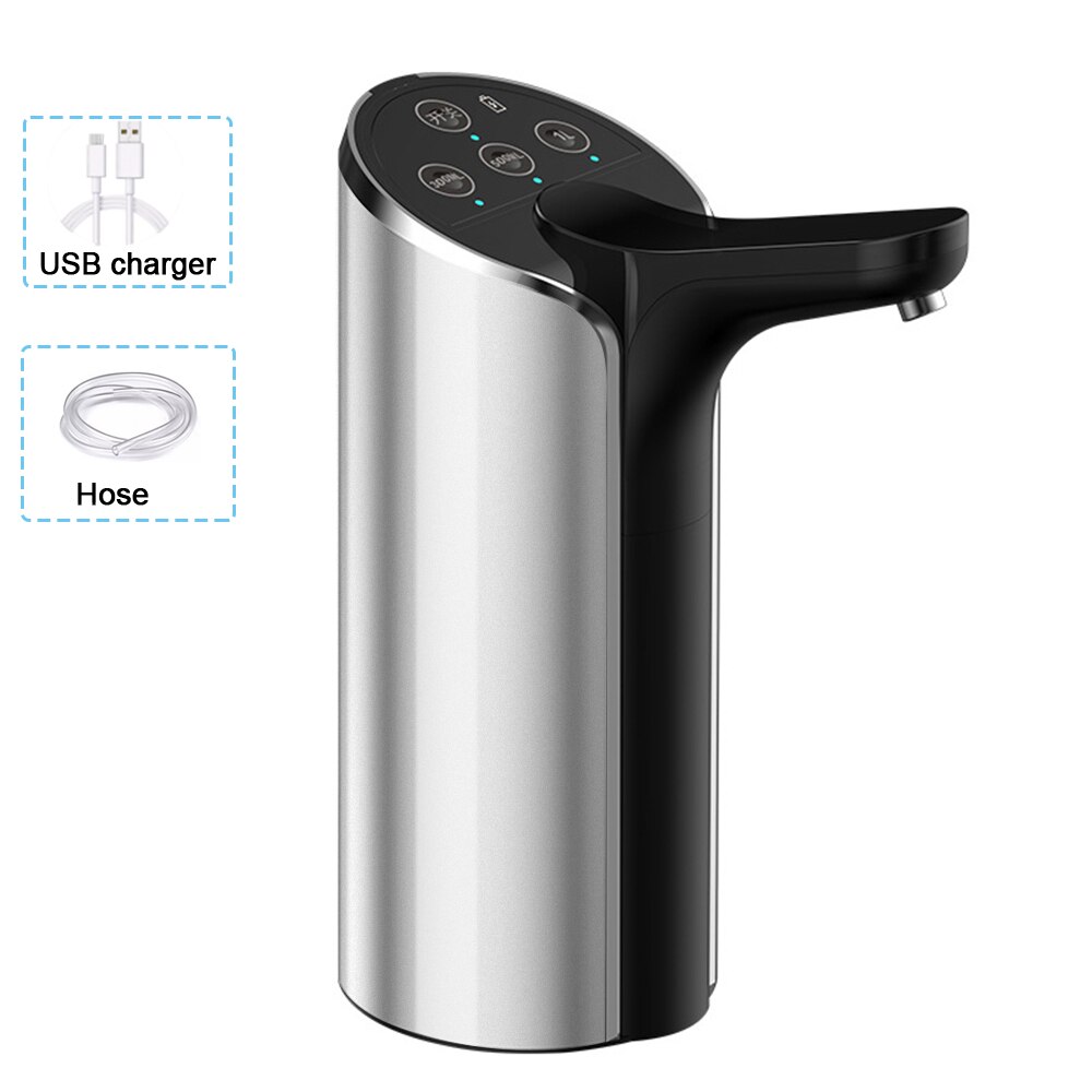 Water Bottle Pump Electric Water Dispenser Wireless Portable Electric Automatic Water Pump Bucket Bottle Dispenser: G234368