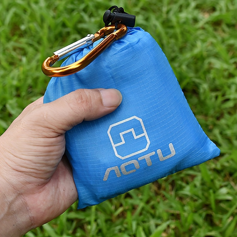 Lätt vattentät picknickmatta - sandtät året runt-utomhusfilt, strandpark camping i nylon, lätt att rengöra familjematerial