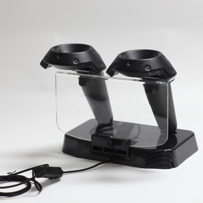 Controller Magnetic Adsorption Charging Double Charging Station for HTC VIVE / PRO VR Controller Double Handle Charging