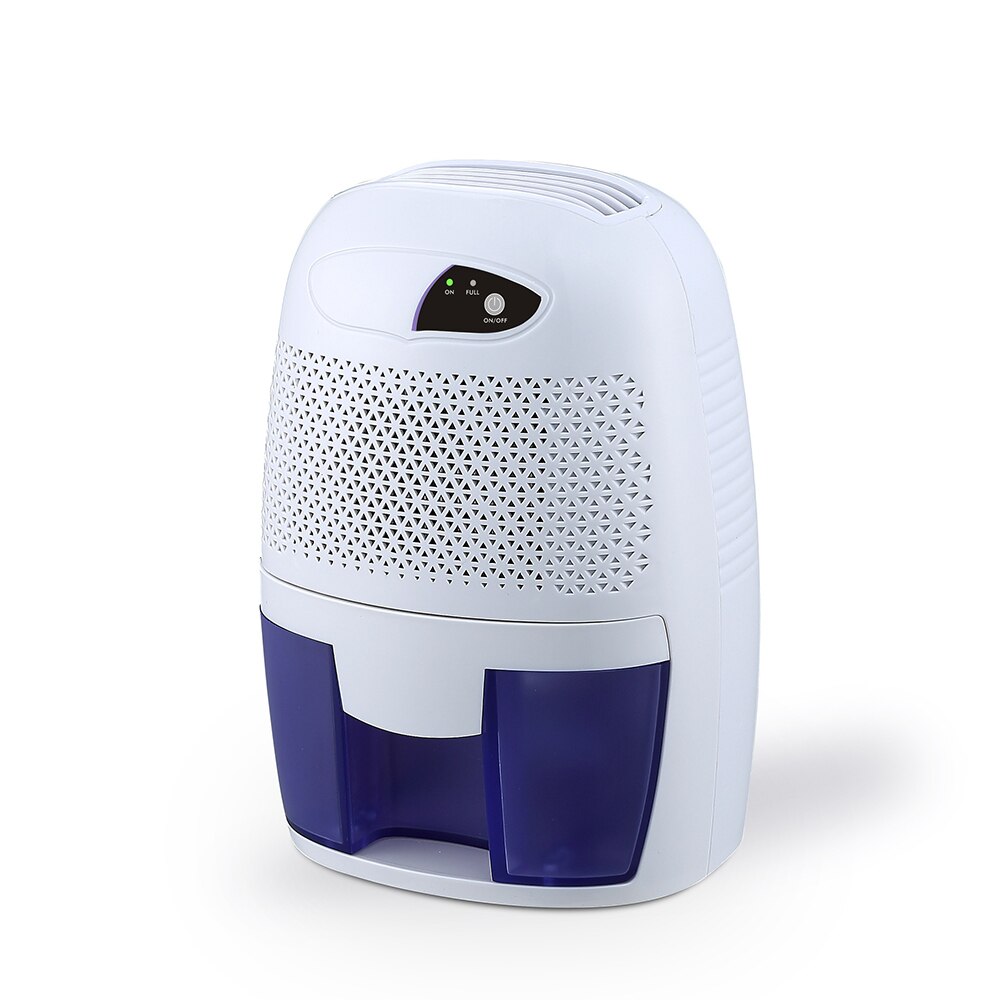 Mini secador de aire eléctrico absorbente, deshumidificador de humedad con tanque de agua de 500ML para el hogar, dormitorio, cocina y oficina