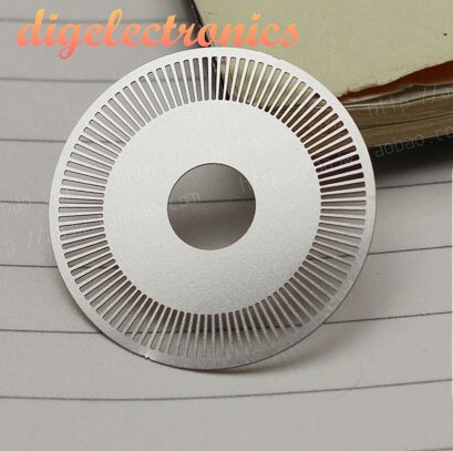 Photoelectric Encoder No. 6 Code Wheel Speed Sensor Inverter Meter Speed Measuring Wheel Meter Wheel Code Plate for RC Car