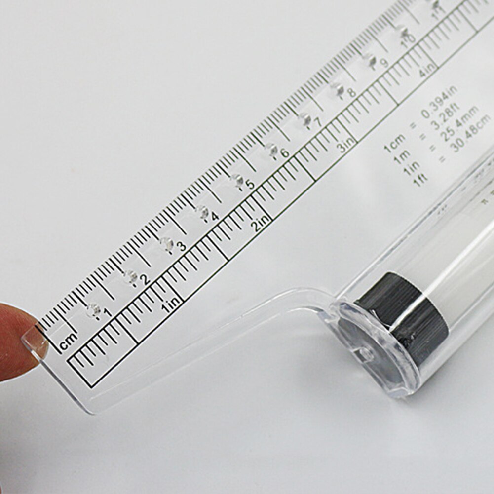 Règle à rouleau à Angle Chiban parallèle, pousseur à roulettes de 30cm, pour dessin, pour étudiants, papeterie de bureau