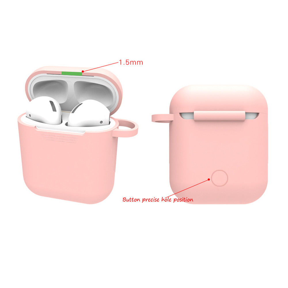 Mini Weichen Silikon Fall Für Apple Airpods Stoßfest Abdeckung Für Apple AirPods Kopfhörer Cases Ultra Dünne Luft Schoten Protector Fall J