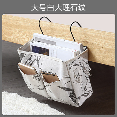 Bedside Storage Bag Crib Bed Side Pouch Hanging Organizer Nappy Holder Pockets Crib Accessories Bag Storage Holder Bed Organizer: 6