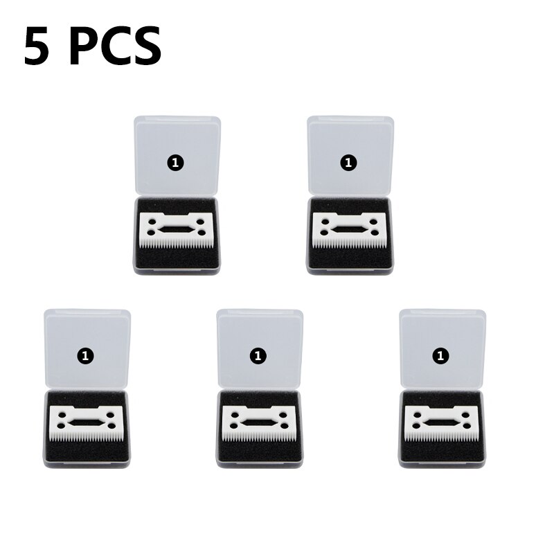 5pcs ceramic clipper blades Clipper ceramic Blade cutter,ceramic clipper replacement blades for Wahl Senior