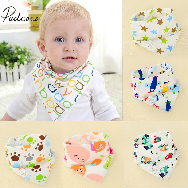 1Stck Kleinkind freundlicher Baby unisex Fütterung Speichel Handtuch dribbeln Dreieck Bandana Lätzchen rülpsen Tücher Baby