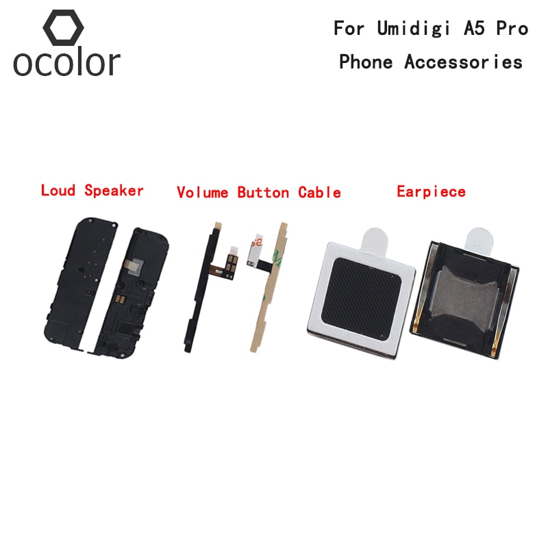 Ocolor Voor Umidigi A5 Pro Luidspreker Volume Knop Kabel Vergadering Reparatie Onderdelen Voor Umidigi A5 Pro Oortelefoon Telefoon Accessoires