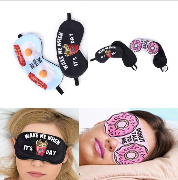 1Pc Eye Slaap Maskers 3D Afdrukken Slapen Oogmasker Mooie Oogzorg Shade Blinddoek Slaap Masker Ogen Cover Slapen tool