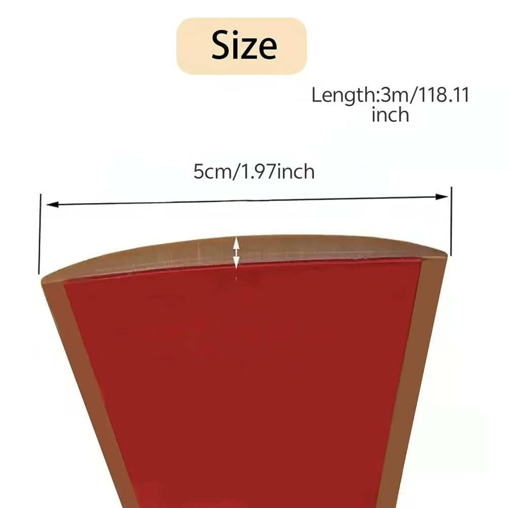 1pc 1m/2m/3 meter overgangslist for tregulv kantforseglingslist selvheftende sømlist terskellist gulvkantlist