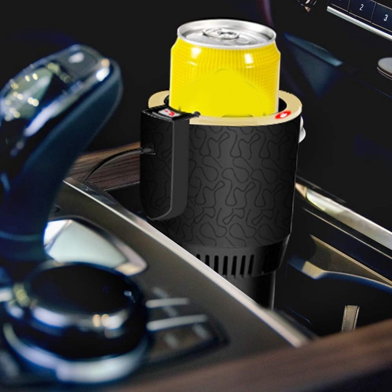 Draagbare Smart Bekerhouder 12V Plug Auto Cup Koeler/Warmer Auto Elektrische Cup Bekerhouder Koeling Drank Blikjes en Verwarming Koffie