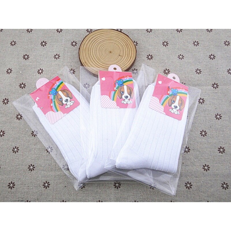 Children Socks cotton kids baby sock 3-20 year boys girls Teenagers unisex 5pair/lot students white