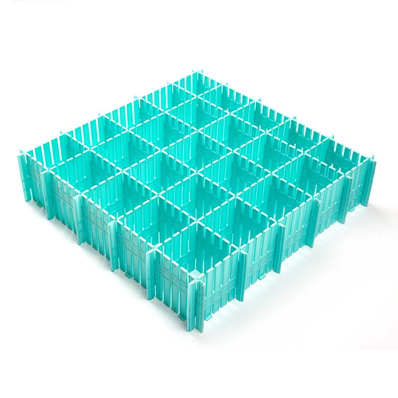 2 st plastbräda diy låda interiör justerbar diverse lagring partition underkläder slipsar strumpor rutnät divider arrangör